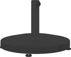 vidaXL Βάση ομπρέλας Μαύρο 48 x 48 x 32 εκ.