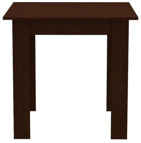 Τραπέζι Manka I μελαμίνη σε wenge απόχρωση 80x80x77εκ 80x80x77 εκ.