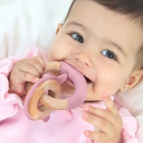 Μασητικό Kiokids Ecofriendly Bunny Pink 3234