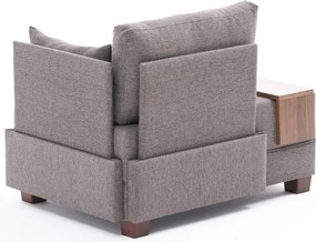 Πολυθρόνα Καφέ Δεξιά FLY 75x100x80