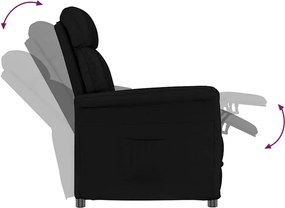 vidaXL Πολυθρόνα Μαύρο 96,5 x 70,5 x 95 εκ Μικροΐνες