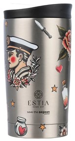 ESTIA ΘΕΡΜΟΣ TRAVEL MUG SAVE THE AEGEAN 350ml OLD SCHOOL INK