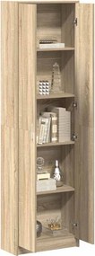 vidaXL Ντουλάπι Δρύς Sonoma 55 x 25 x 189 εκ. Επεξεργασμένο Ξύλο