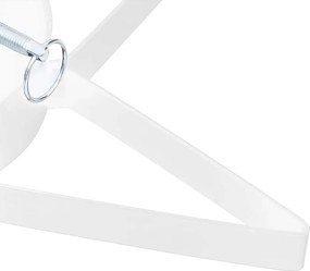 vidaXL Βάση Χριστουγεννιάτικου Δέντρου Λευκή 47 x 47 x 13,5 εκ.