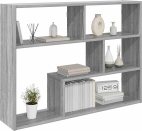vidaXL Ράφι Τοίχου Επιτοίχιο Γκρι 95 x 20 x 69,5 εκ.