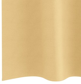 vidaXL Κουρτίνες με κουρτίνες 2 pcs Μπεζ 225 x 140 εκ. Πολυεστέρας