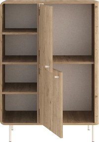 Μπουφές Colia Megapap χρώμα sepet oak 85x44x120,4εκ.