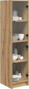vidaXL Highboard Artisan Oak 35 x 37 x 142 εκ Επεξεργασμένο ξύλο