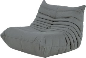 Πολυθρόνα Nextdeco Togo Alcantara σκούρο γκρι Y70x85x103εκ