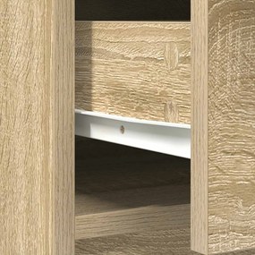 Συρταριέρα με Συρτάρια και Πόρτες 70,5x34x74,5 εκ - Καφέ