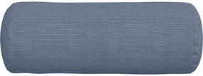 vidaXL Μαξιλάρια Στήριγμα 2 pcs Μπλε Ø 25 x 70 cm Υφασμάτινο Κορντουρά