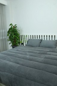Stewehome Πάπλωμα διπλό από ύφασμα Γκρι 195x205 cm