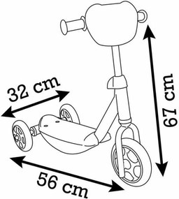 Τρίκυκλο Smoby Stitch 3R