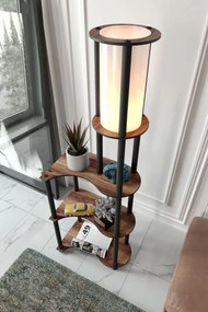 Ραφιέρα Φωτιστικό MDF Οικολογική Χωρίς Φορμαλδεΰδη 48x30x140 cm