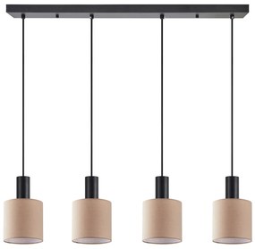 Φωτιστικό Οροφής Πολύφωτο Homelighting 77-8525 Black/Brown