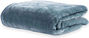 Κουβέρτα Βελουτέ Μονή (170x220) Nef-Nef Homeware Loft Smoke Blue-1207