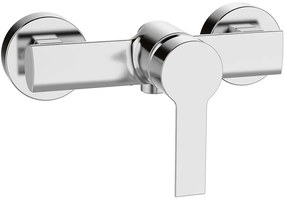 Μπαταρία Ντους Tati 28804 21x11,2cm Chrome Karag Ατσάλι,Κεραμικό