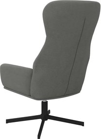 vidaXL Πολυθρόνα Relax Σκούρο Γκρι Βελούδινη