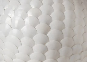 Table Lamp S Line Ø50cm Χειροποίητο Από Φυσικά Κοχύλια XL SS71-0091