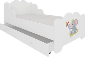 Παιδικό κρεβάτι Pacho-140 x 70-Leuko-Kafe