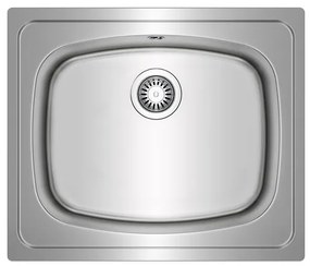 Teka UNIVERSE 60 T-XP 1B Ανοξείδωτος Λείος Ένθετος Νεροχύτης 60 cm