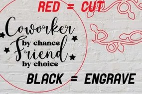 Σετ των 3 Intra απο ξύλο plywood 3mm-4mm πάχος - Co-Worker Ornament Laser Cut Δίασταση 6x6 cm INTRAFABR-105500435