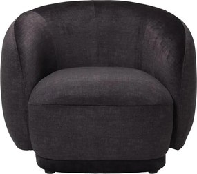 Πολυθρόνα Freya ύφασμα σε ανθρακί απόχρωση 93x87x76εκ 93x87x76 εκ.