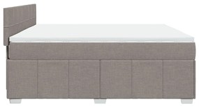 ΚΡΕΒΑΤΙ BOXSPRING ΜΕ ΣΤΡΩΜΑ TAUPE 180X200 ΕΚ. ΥΦΑΣΜΑΤΙΝΟ 3287151