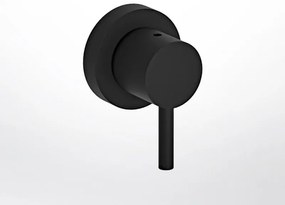 Eurorama Tonda Black Matt Μίκτης Εντοιχισμού 3 Εξόδων με Εκτροπέα R4751-400