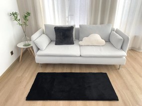 Χαλί 133x190 Γουνάκι Felicity Black