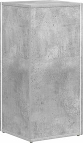 vidaXL Πλευρικό Ράφι Σκυρόδεμα Γκρι 33 x 32 x 70,5 εκ