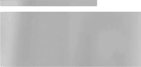 vidaXL Περίγραμμα γκαζόν Ασημί 450 x 0,05 x 20 εκ