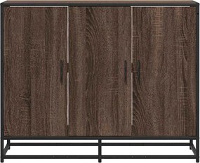 vidaXL Sideboard καφέ δρυς 94x35x76 cm Κατασκευασμένο ξύλο