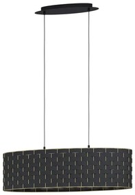 Φωτιστικό Οροφής-Ράγα Marasales 99613 78x22x110cm 2xE27 40W Black-Gold Eglo