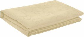 vidaXL Ύφασμα Τραπέζης 5 τμχ. Λευκό κρεμ 140 x 140 cm Ορθογώνιος