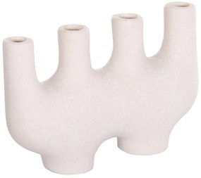 ΕΠΙΤΡΑΠΕΖΙΟ ΚΕΡΑΜΙΚΟ ΔΙΑΚΟΣΜΗΤΙΚΟ MANI HM4641.01 ΥΠΟΛΕΥΚΟ ΚΡΥΣΤΑΛΛΙΚΟ 21x6x13Υεκ