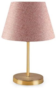 Φωτιστικό επιτραπέζιο Rosenthal Megapap ύφασμα/Pvc/χρώμιο χρώμα ροζ/χρυσό 22x17x37εκ.