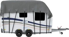 vidaXL Κάλυψη οροφής τροχόσπιτου Γκρι 600x300 cm Μη υφασμένο ύφασμα