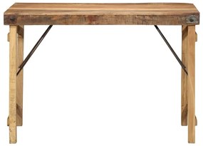 vidaXL Τραπεζαρία Καφέ 110 x 55 x 76 cm Μασίφ ανακυκλωμένο ξύλο