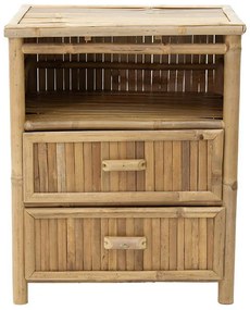 Κομοδίνο Ofra bamboo φυσικό 56x46x69εκ 56x46x69 εκ.