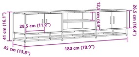 ΈΠΙΠΛΟ ΤΗΛΕΟΡΑΣΗΣ SONOMA ΔΡΥΣ 180X35X41 ΕΚ. ΕΠΕΞ. ΞΥΛΟ 3300776