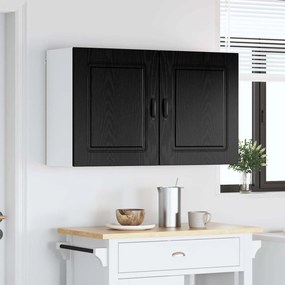 vidaXL Πάνελ πλυντηρίου πιάτων Kalmar 2 pcs Μαύρη Οξυά