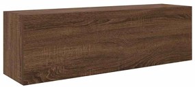 vidaXL ντουλάπι τοίχου μπάνιου καφέ δρυς 100x25x30 cm