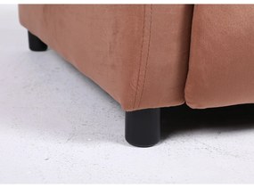 Πολυθρόνα Ανακλινόμενη ArteLibre TUREIS Καφέ Βελούδο 68x86x99cm