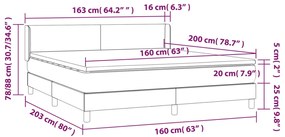 ΚΡΕΒΑΤΙ BOXSPRING ΜΕ ΣΤΡΩΜΑ ΛΕΥΚΟ 160X200ΕΚ.ΑΠΟ ΣΥΝΘΕΤΙΚΟ ΔΕΡΜΑ 3130668