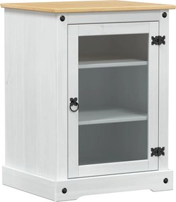 vidaXL Ηχοσύστημα ντουλάπι Λευκό 60 x 50 x 82 εκ Στερεά ξυλεία πεύκου