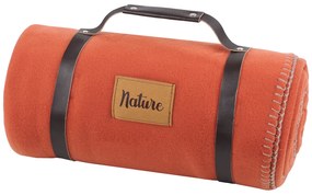 Κουβέρτα Καναπέ Fleece (130x150) S-F Dawson Τερακότα