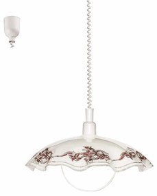 Φωτιστικό Οροφής Vetro 3041 White-Purple Eglo Plastic