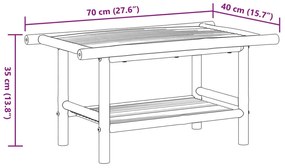 ΤΡΑΠΕΖΑΚΙ ΣΑΛΟΝΙΟΥ 70X40X35 ΕΚ. ΑΠΟ ΜΠΑΜΠΟΥ 366472