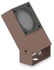 Φωτιστικό Δαπέδου Sirio GX53 9W 10x5x19cm Coffee Ideal Lux
